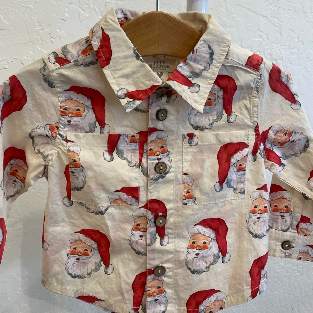 Blue Rooster Vintage Santa Baby Shirt
